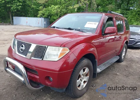 2005 Nissan Pathfinder Se from USA, damaged, VIN 5N1AR18W25C777290